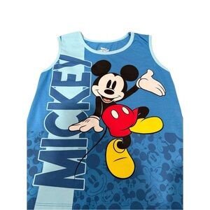Disney Junior Mickey Mouse Graphic Tank Top Girls Size 5/6 Extreme Concepts